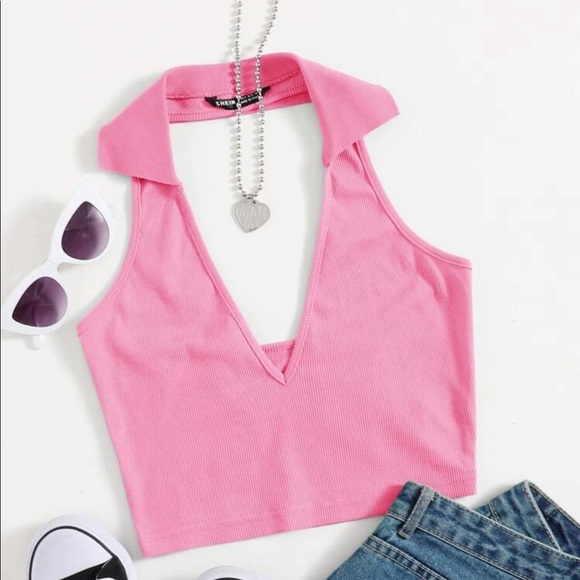 SHEIN Tops - NEW✨ P I N K Crop Top 😍
